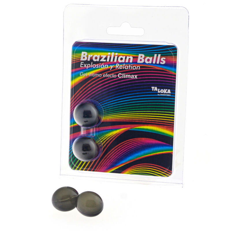 TALOKA - BRAZILIAN BALLS GEL EXCITANTE EFECTO CLIMAX 2 BOLAS