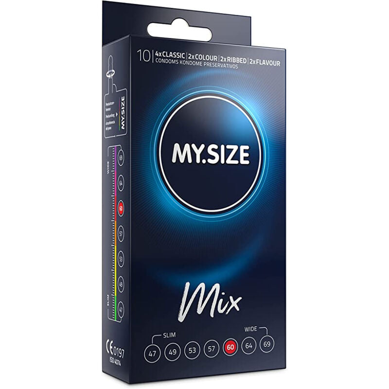 MY SIZE - MIX PRESERVATIVOS 60 MM 10 UNIDADES