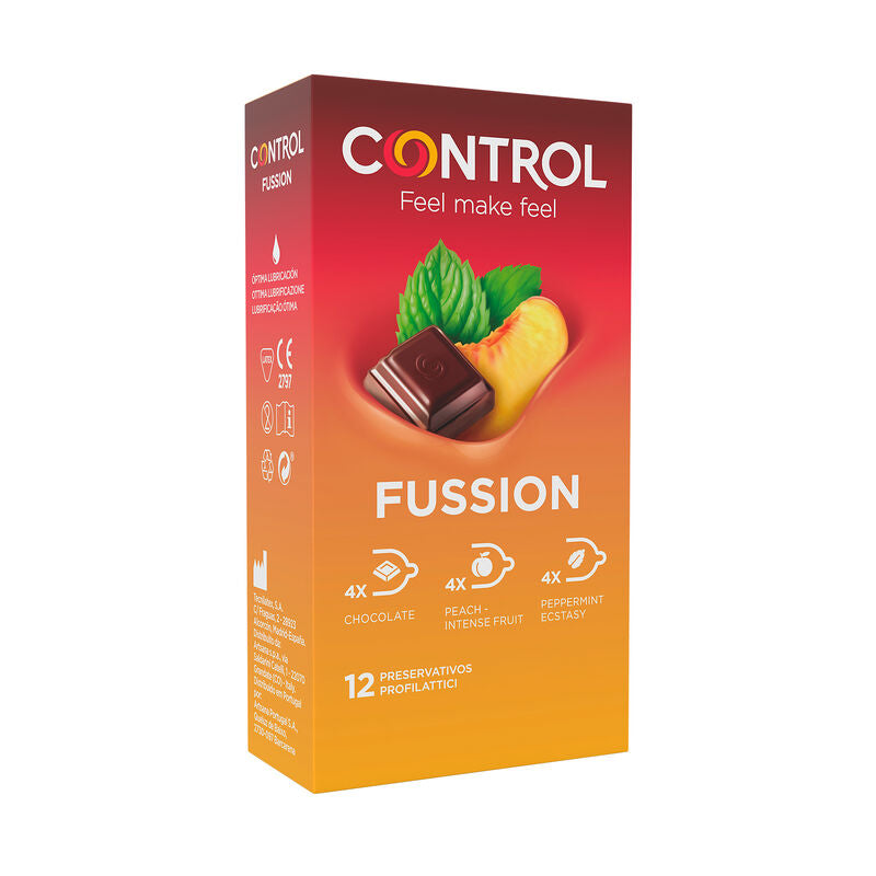 CONTROL - FUSSION PRESERVATIVOS 12 UNIDADES