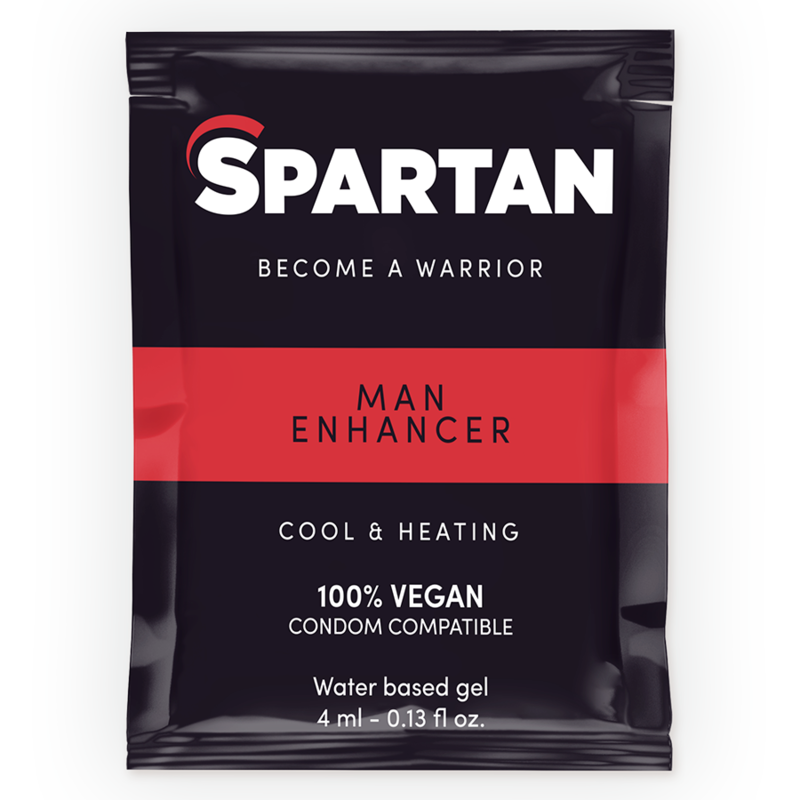 SPARTAN - GEL POTENCIADOR ERECCIÓN EFECTO FRÍO-CALOR 100% VEGANO 4ML