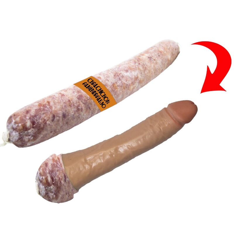 DIABLO PICANTE - DILDO SALCHICHON DE ALMENDRALEJO EXTRA