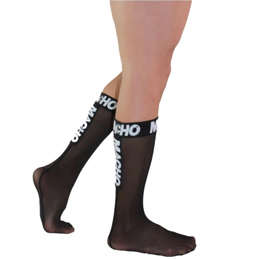 MACHO - CALCETINES FINOS NEGRO TALLA UNICA