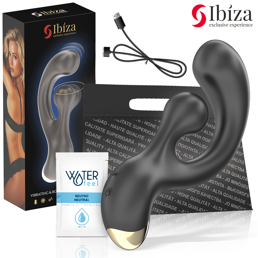 IBIZA -VIBRADOR PUNTO G Y ESTIMULADOR ROTATORIO