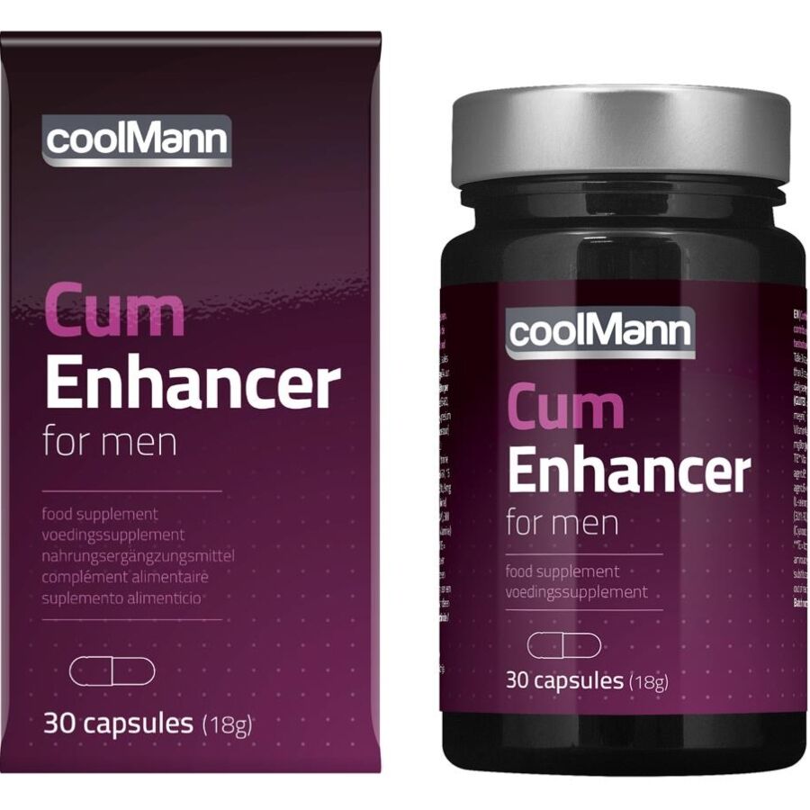 CoolMann Cum Enhancer – Complemento alimenticio masculino con Zinc y Selenio