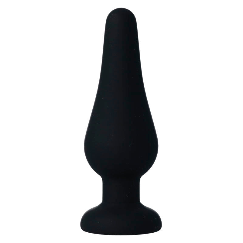 ANAL PLUG PIPO M SILICONE NEGRO 11 CM