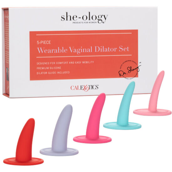 KIT 5PC DILATADORES VAGINALES O ANALES MULTICOLOR