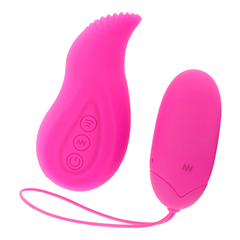 DUO HUEVO REMOTO Y MANDO CON VIBRACION INCORPORADA PREMIUM SILICONE CONTROL REMOTO